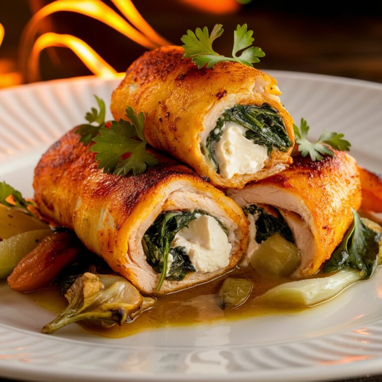 Spinach and Feta Stuffed Chicken Breast